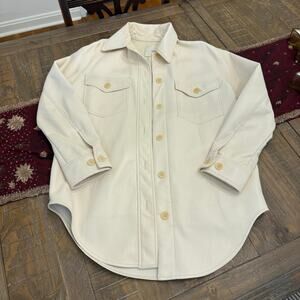 Aritzia cream button jacket